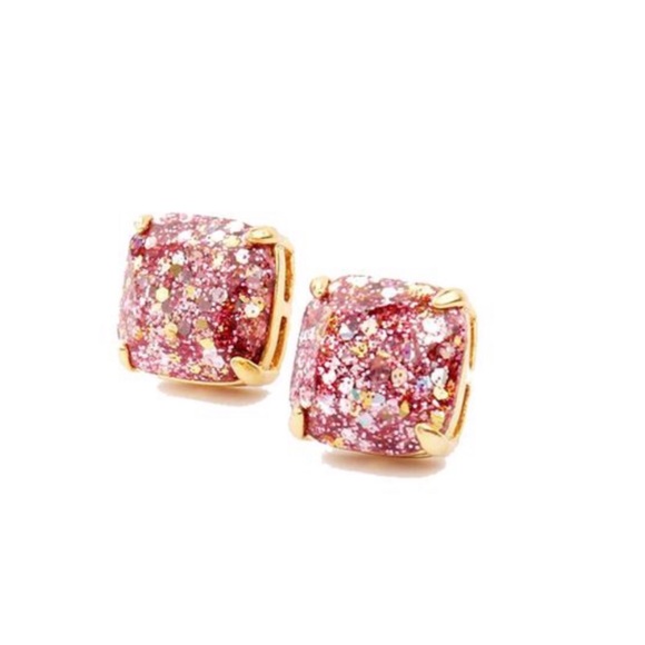 KATE SPADE • Pink Glitter & Glee Earrings - Picture 3 of 6
